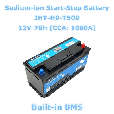 Na+ Sodium ion H9 12V 70Ah Car Battery CCA 1000A Sodium-ion Starting battery to Replace Lead Acid Battery